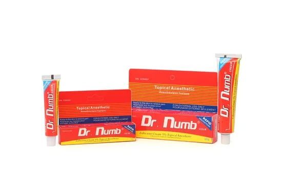 Dr Numb Crème topique pour tatouage Lido-caine Crème pour la peau pour la cire Miro Blading Miro Aiguille
