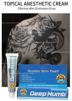NOTRE gel crème engourdissant de tatouage, qui est meilleur que n'importe quelle crème engourdissante de tatouage sur le marché. C'est le notre NU original et non-huileux
