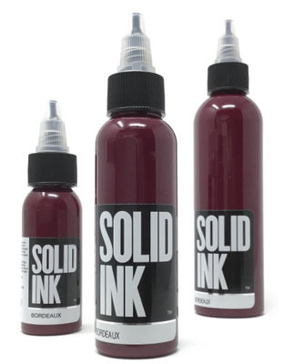 Encre approuvée par le FDA de tatouage de l'encre 60ML 120ML de tatouage d'encre solide de Bordeaux