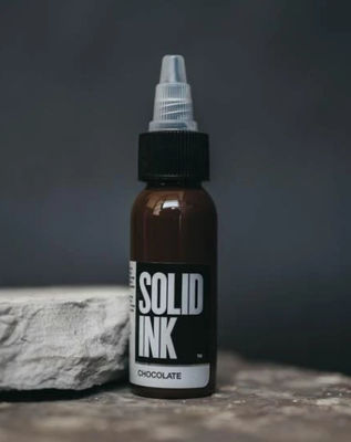 Chocolat permanent semblant naturel 30ML de Vegan d'encre de tatouage d'encre solide de colorant de maquillage