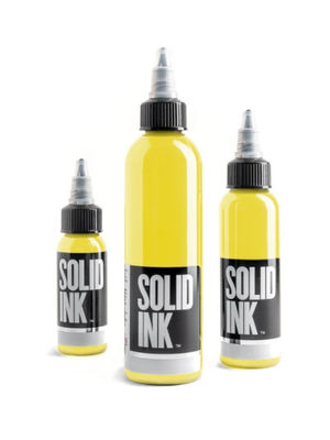 Colorant organique non toxique jaune lumineux de tatouage d'encre de tatouage de 120ML 260ML