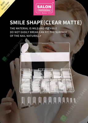 Astuce de manucure de Matte False Nail Tips Salon de sourire demi