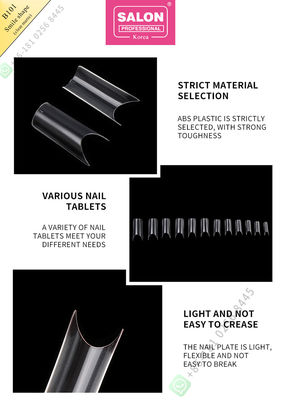 Astuce de manucure de Matte False Nail Tips Salon de sourire demi