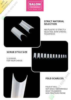 Le sourire forment la qualité de Matte False Nail Tips High la moitié que faite sur commande d'ongle incline l'astuce de manucure pour l'ongle Art Salon