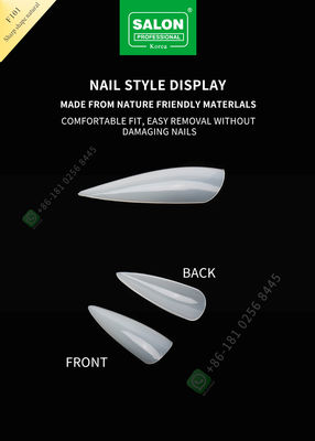 demi astuces de la forme 500pcs de clous faux pointus de Madame French Style Artificial et clou faux de pleine couverture
