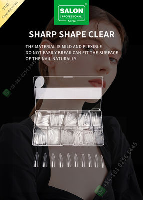 demi astuces de la forme 500pcs de clous faux pointus de Madame French Style Artificial et clou faux de pleine couverture