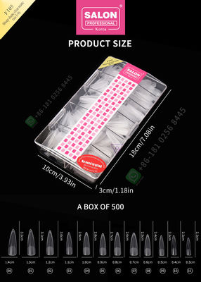 astuces de 500pcs Matte Lady Artificial Half Nail et clou faux de pleine couverture
