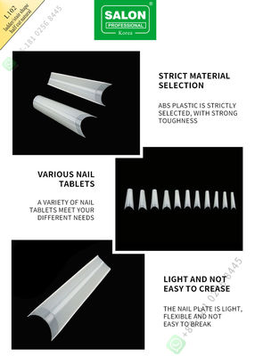 La moitié de forme d'échelle/escalier a coupé le style français de clou faux le clou qu'artificiel incline le faux clou