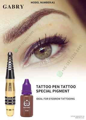 Machine permanente rotatoire en aluminium Kit Wireless Tattoo Machine Pen de maquillage