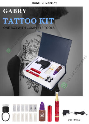 Machine Kit For Body Permanent Makeup de tatouage de batterie rechargeable