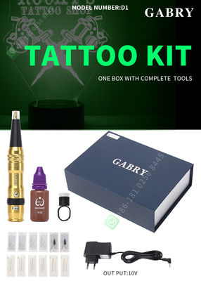 Stylo sans fil permanent en aluminium de tatouage de la machine 10V de maquillage