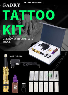 Stylo sans fil permanent en aluminium de tatouage de la machine 10V de maquillage