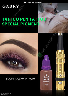 Stylo sans fil permanent en aluminium de tatouage de la machine 10V de maquillage