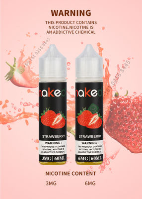 Nicotine liquide MSDS du goût 5mg 6mg de fraise d'huile d'E-cigarette de Vape