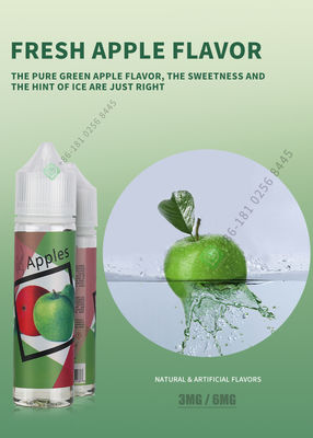 FCC 3mg 6mg E-Liquid Vape Juice Vaping Liquide 24 mois de durée de conservation