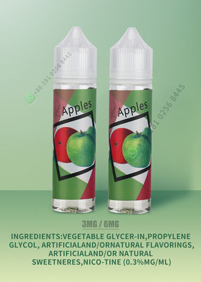 FCC 3mg 6mg E-Liquid Vape Juice Vaping Liquide 24 mois de durée de conservation