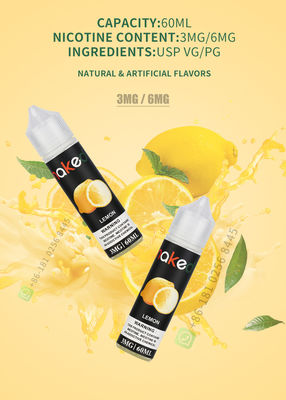 personnalisation liquide de saveur de citron de Vaping de cigarette de 30pg 30ml E