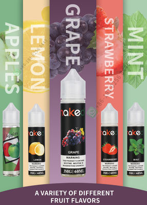 100mL vaporisent le jus E liquide pour la saveur naturelle de raisin d'ingrédients de cigarette électronique