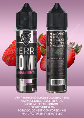 VGOD Vape Juice E-Liquid Vape Liquid E-Juice pour E-Cigarette 3 ans de garantie
