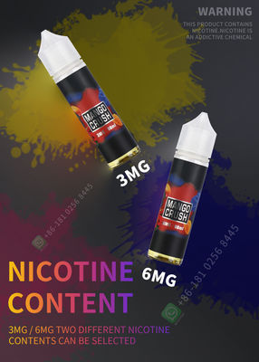Jus méchant 10ml de Vape de sel de nicotine par la brume paisible