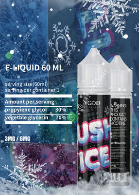 E - Force liquide 3mg 6mg 24mg de nicotine de jus de vapeur de boom avec 3 ans de date d'expiration