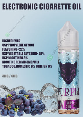 60 ml de stylo de vapotage de jus de vapotage E - jus de vapotage E - liquide BLVK nu VGOD à saveur de menthol