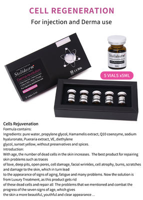 Personnalisation OEM Régénération des cellules faciales du bras stable Mesothérapie Injection Réparation Éclaircissement sérum hydratant