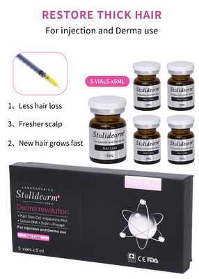 Ensemble d'injection de sérum de jeunesse Stalidearm pour la promotion de la croissance des cheveux 5 ml Volume OEM
