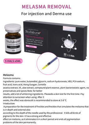 Ensemble d'injection de liquide de sérum anti-mélasma de 5 ml avec personnalisation OEM