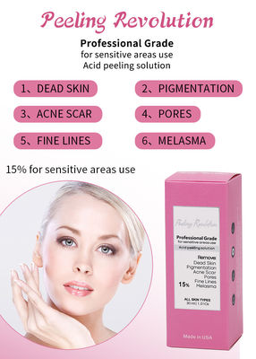 30 ml de sérum de peeling de la peau / sélection de liquide de qualité professionnelle pour solution d' exfoliation de la peau du visage