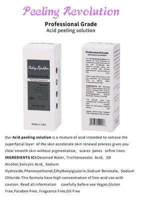 Sérum professionnel pour exfoliation du visage pour peeling de la peau