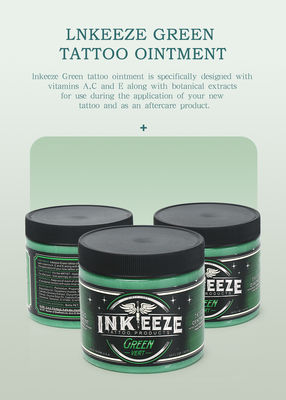 Fourniture d'usine Produit de tatouage Encrée verte de tatouage pommade de guérison Crème de guérison Vitamines A et C
