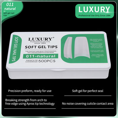 Acrylique faux ongles astuces carré faux ongles demi-couverture Presse sur les ongles pour l'art de l'ongle conception outils de manucure