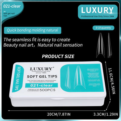 Nouveau style stiletto demi-couverture faux ongles artificiels conseils d'ongles pour la conception de l'art des ongles