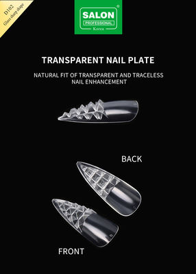 Longue forme pointue Faux ongles Conseils ultra-mince gel doux couverture complète Faux ongles 12 tailles