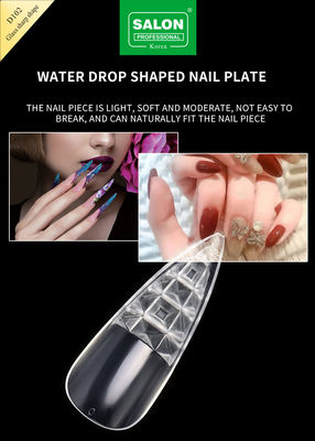 Longue forme pointue Faux ongles Conseils ultra-mince gel doux couverture complète Faux ongles 12 tailles
