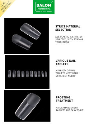 Presse carrée moyenne sur les ongles pour les outils de manucure d'extension des ongles