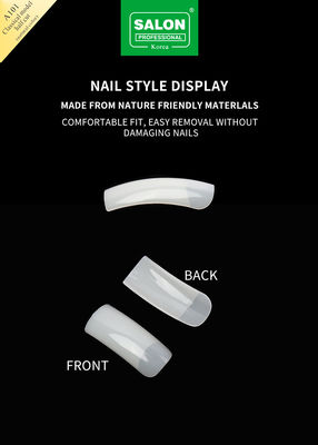 Faites-le vous-même art couleur naturelle couverture complète faux ongles pour l'extension des ongles 500pcs/boîte