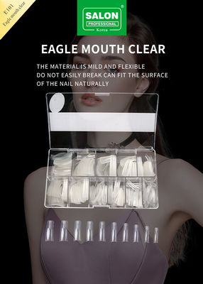 Medium Pré-Formée sans couture de couleur claire Faux Conseils d'ongles pour le bricolage Salon d'ongles à domicile 12 Tailles