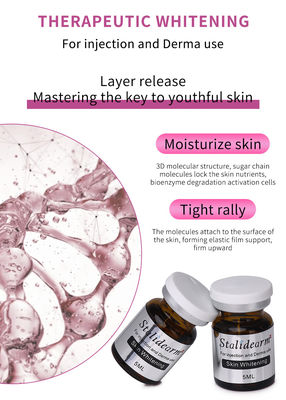 Personnalisation OEM Sérum facial injectable blanchissant pour le renforcement de la peau et la mésothérapie