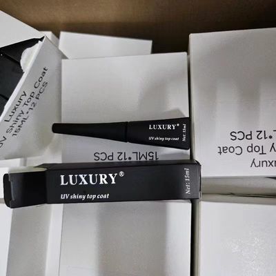 Produit de l'usine Marque privée Top Coat brillant DIY Gel UV Vernis à ongles pour le salon de beauté des ongles