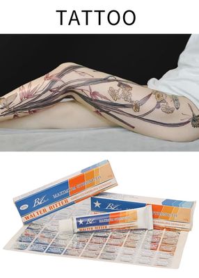 Crème anesthésiante pour tatouage semi-permanent OEM/ODM non grasse 10g, soulagement rapide de la douleur