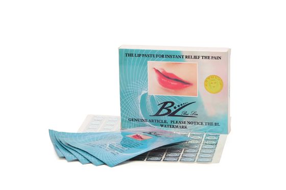 12 pièces/boîte Plastique non jetable pour engourdissement des lèvres avec un effet réel pour soulager la douleur et engourdir rapidement