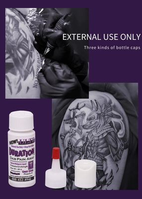 30 g de gel anesthésiant pour tatouage avec 4% de lidocaïne et 2% de tétracaïne pour soulager la douleur dans les tatouages et les microblading