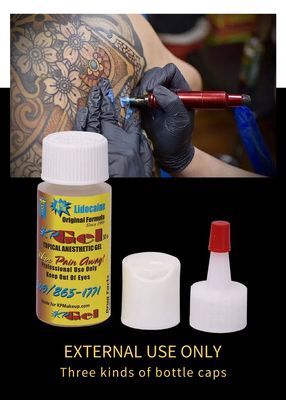 Gel d' engourdissement de tatouage à action rapide avec 2% de lidocaïne et 1,5% de tétracaïne pour un soulagement de la douleur de force maximale