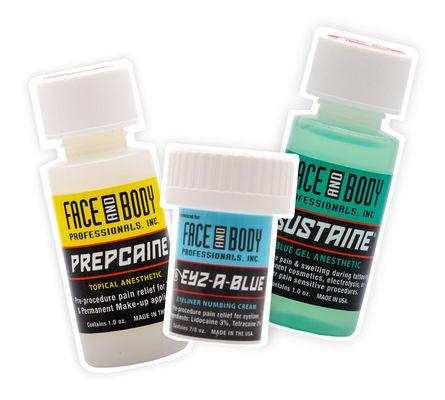 Gel anesthésiant pour tatouage à action rapide avec 2% de lidocaïne et 1,5% de tétracaïne pour le soulagement de la douleur en 1,2 oz/pièce