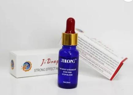 Solution anesthésiante pour tatouage à action rapide Jilong, 20 ml/bouteille, pour soulager la douleur, arrêter le saignement et prévenir les allergies