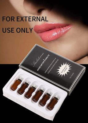 Crème anesthésiante pour tatouage à action rapide en 1 minute, 2 ml/flacon, 6 flacons/ensemble pour le soulagement de la douleur et le maquillage permanent