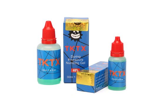 TKTX Gel anesthésiant 15 ml Blue Gel à action rapide avec 9% de lidocaïne pour soulager la douleur