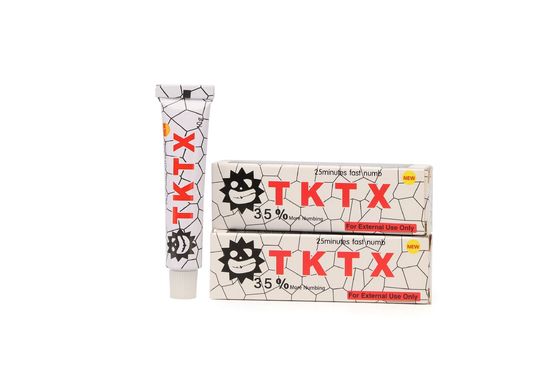 Crème anesthésiante pour tatouage possible 55% Tktx Crème anesthésiante pour tatouage à action rapide et forte pour tatouage corporel